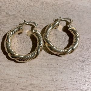 Bracha Tahiti gold hoops